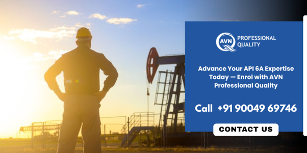 Contact AVN Professional Quality for API 6A training and oil and gas certification courses in India